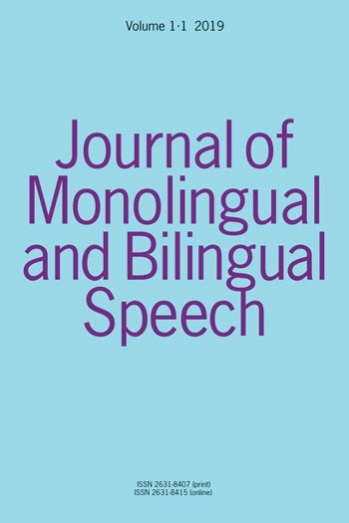Journal of Monolingual and Bilingual Speech